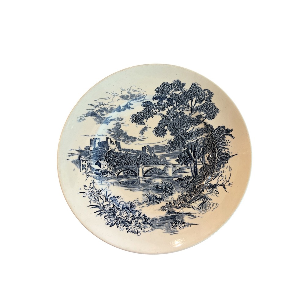 Wedgwood & Co Ltd Countryside Blue White Dinner Plate Enoch Wedgwood England 9"
